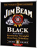 Табличка металлическая эмалированная "Jim Beam Black Sour Mash Whiskey" 30x40см (арт.215) ― STARINISM.RU