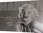 Табличка жестяная эмалированная "Marylin Monroe", 30x40см (арт.035) ― STARINISM.RU