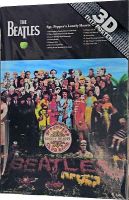 Плакат с обьёмным изображением "Beatles. Sgt.Pepper" 29x43см (арт.044)