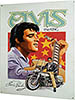 Табличка жестяная эмалированная "Elvis", с обьёмным тиснением, 30x45см (арт.055) ― STARINISM.RU