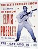 Табличка жестяная эмалированная "Elvis Presley Show", 30x40см (арт.059) ― STARINISM.RU