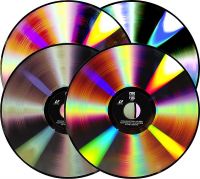 Лазерные диски 30 см для интерьера