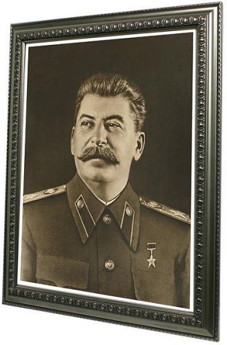 И.В. Сталин / официальный портрет (чёрно-белый) (арт.0201) ― STARINISM.RU