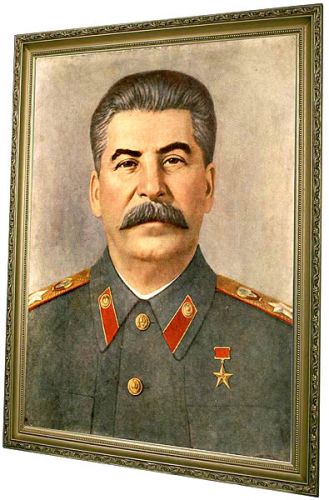 И.В. Сталин / официальный портрет (цветной) (арт.0202) ― STARINISM.RU