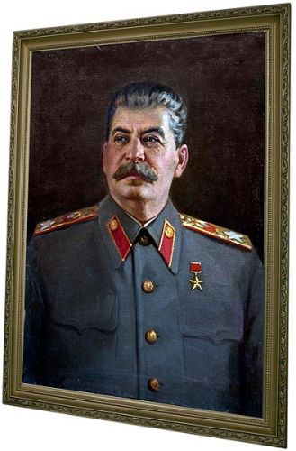 И.В. Сталин / официальный портрет (цветной) (арт.0220) ― STARINISM.RU