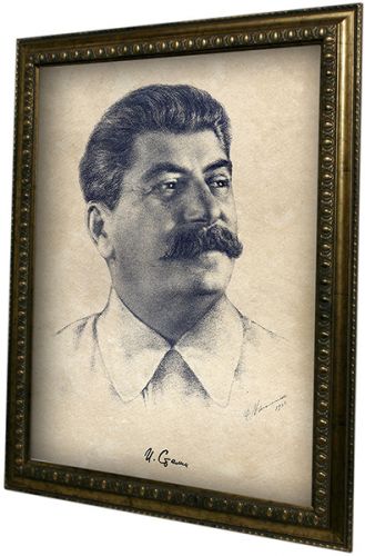 И.В. Сталин / портрет с автографом (арт.0231) ― STARINISM.RU