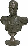 Бронзовый бюст императора Николая Второго (арт.036)