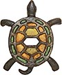 Подставка под горячее, 18 см, (черепаха) (США) (арт.179)