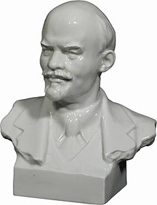 В.И. Ленин / бюст фарфоровый, 20 см, ЛФЗ (арт.040) ― STARINISM.RU