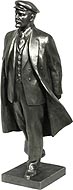 В.И. Ленин / фигура в кепке и развевающемся пальто, 35 см (арт.092)