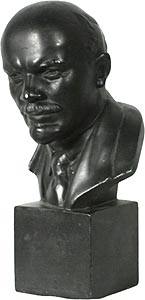 В.И. Ленин / бюст - чугунная голова, 25 см, ЛЗМС (арт.093) ― STARINISM.RU