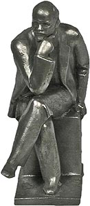 В.И. Ленин / фигура, присевшая на парапет, 20 см (арт.148) ― STARINISM.RU