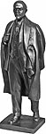 В.И. Ленин / фигура в пальто, но без кепки, 30 см (арт.174)