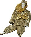 Кукла венецианская, фарфоровая, 30-40 см (арт.033) ― STARINISM.RU
