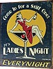 Табличка металлическая 30х40см "Ladies Night everynight" (арт.066)