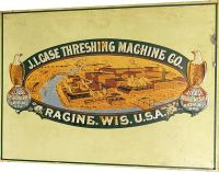 Табличка металлическая 30x40см "Threshing Machine Co" (арт.099)