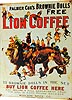 Табличка металлическая 30x40см "Lion Coffee" (арт.106)
