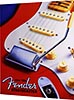 Табличка металлическая 30x40см "Fender Stratocaster" (арт.140) ― STARINISM.RU