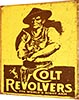 Табличка металлическая 30x40см "Colt Revolvers" (арт.183)